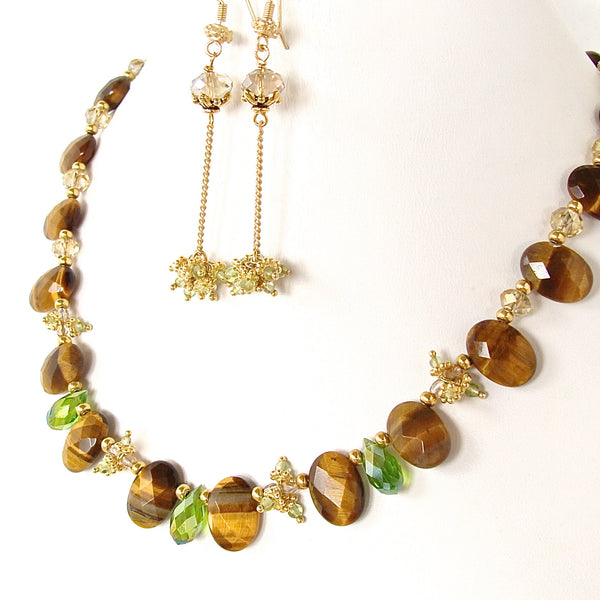 Brown Gemstone Necklace
