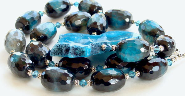 chunky gemstone necklace