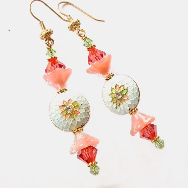 cloisonne earrings