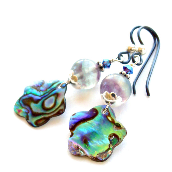 fluorite earring
