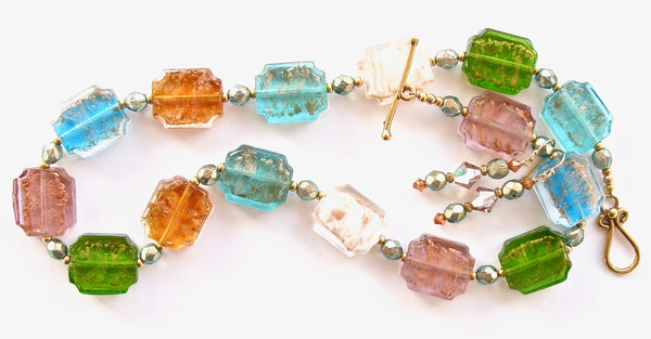 glass bead necklace