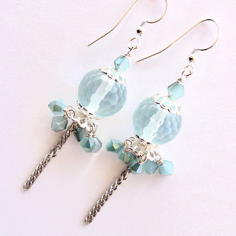 ice blue earrings