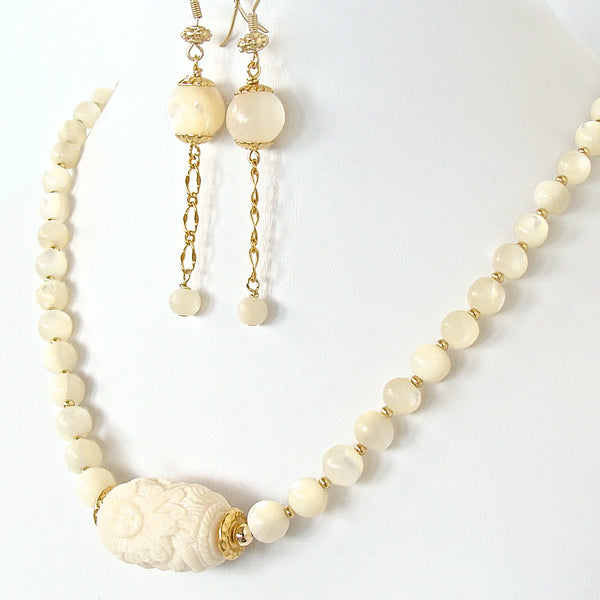 ivory necklace set
