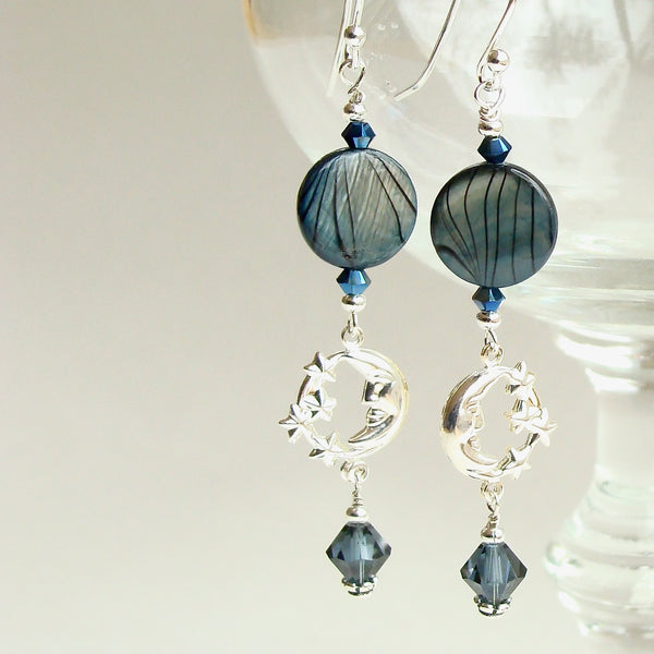 moon earrings