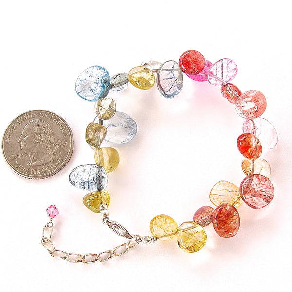 multicolor gemstone bracelet