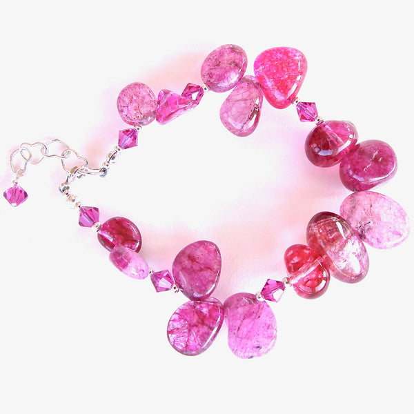 pink stone bracelet