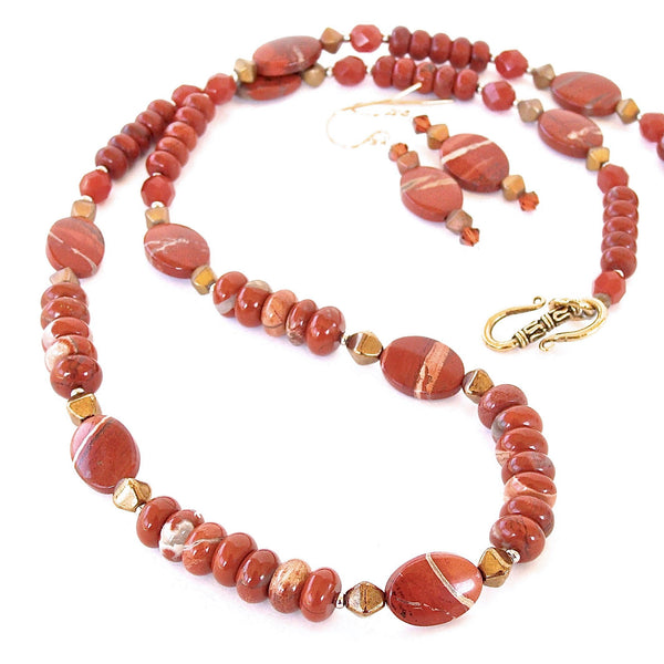 poppy jasper necklace