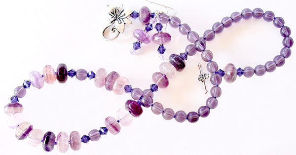 purple necklace