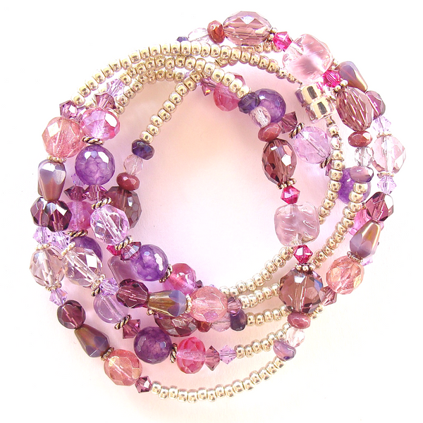 purple wrap bracelet