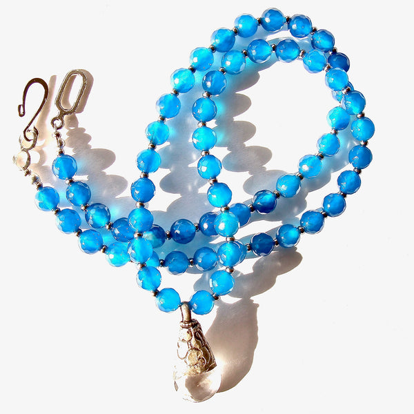 quartz crystal necklace