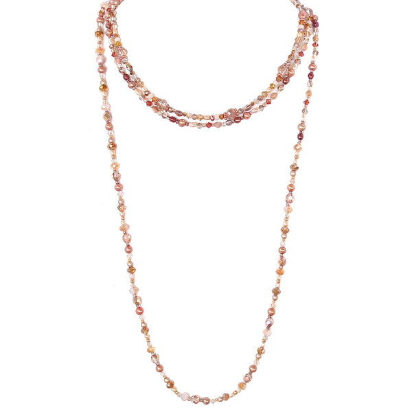 rose gold layered necklace
