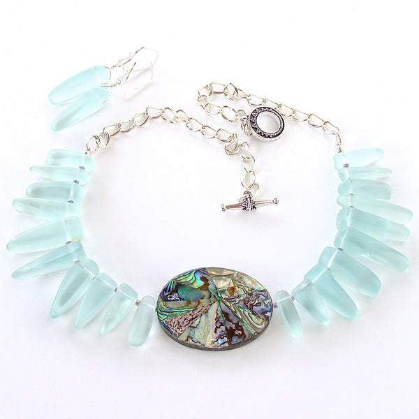 sea glass necklace