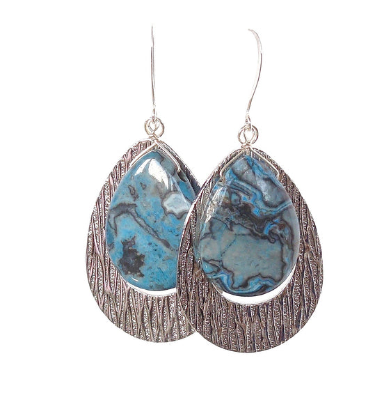 silver hoop earrings