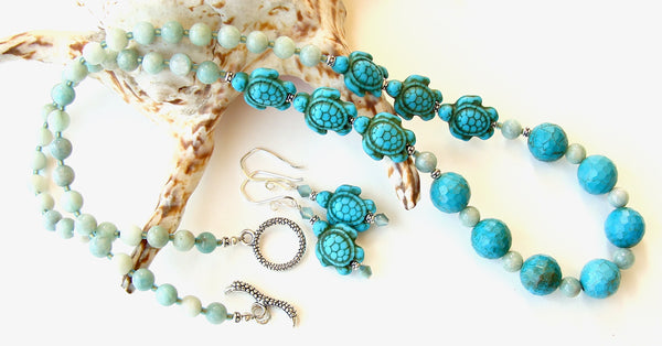 turtle necklace set