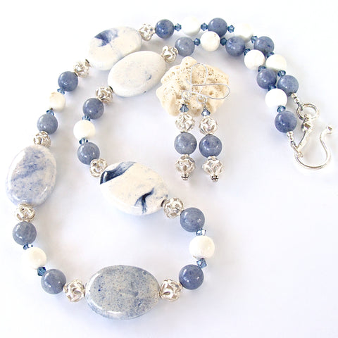 Blue and White Jewelry