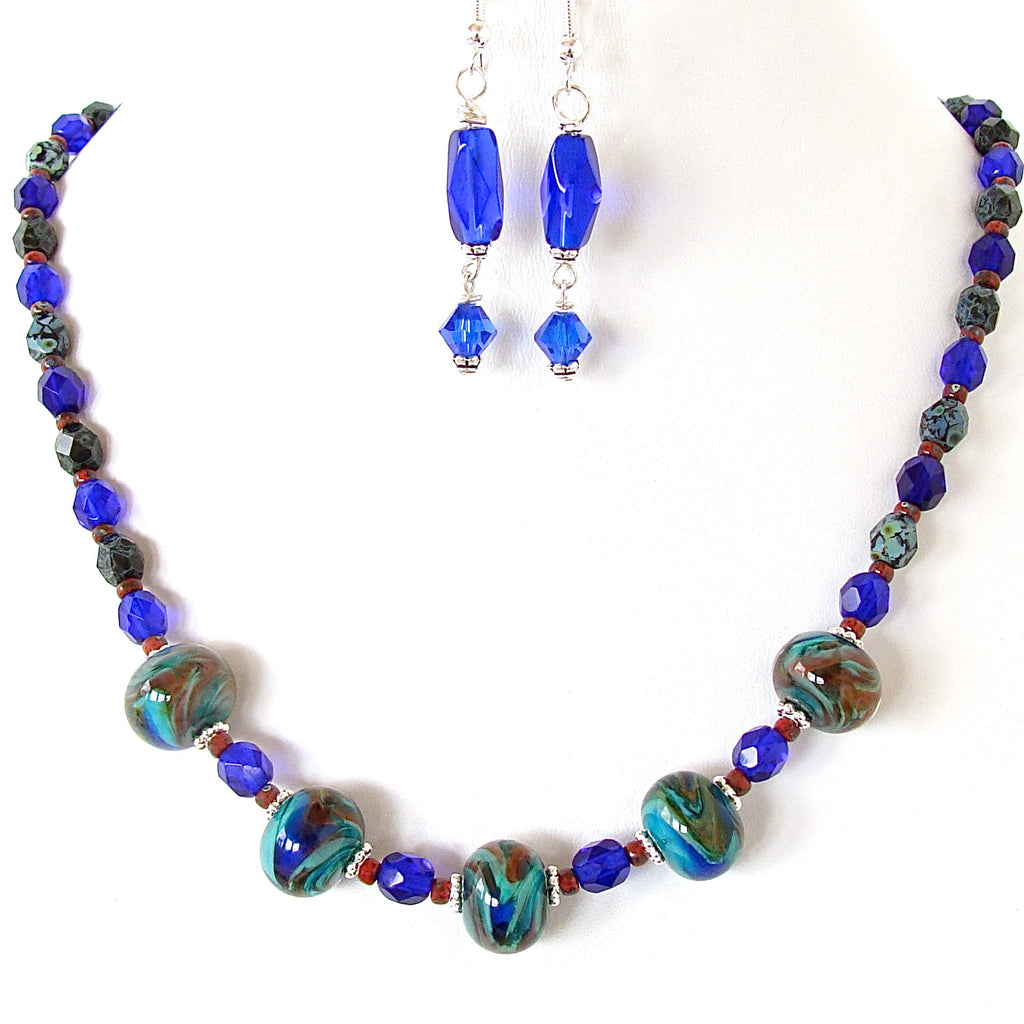Cobalt blue jewelry