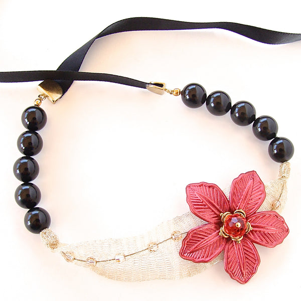 Floral Choker Necklace
