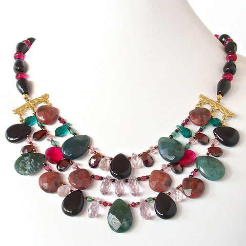 handmade gemstone necklace