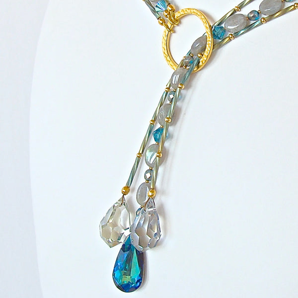 Moonshine: Labradorite Crystal Necklace