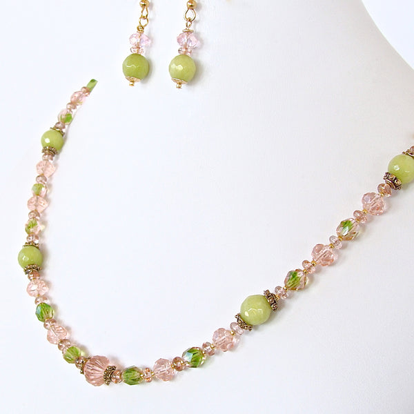 Sweet Pea: Pink and Green Jewelry