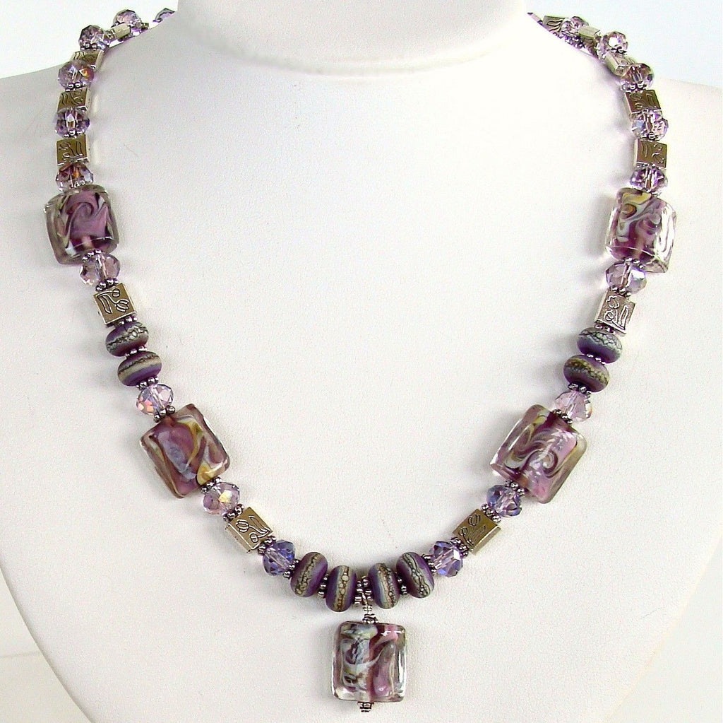 Lilac Necklace Set