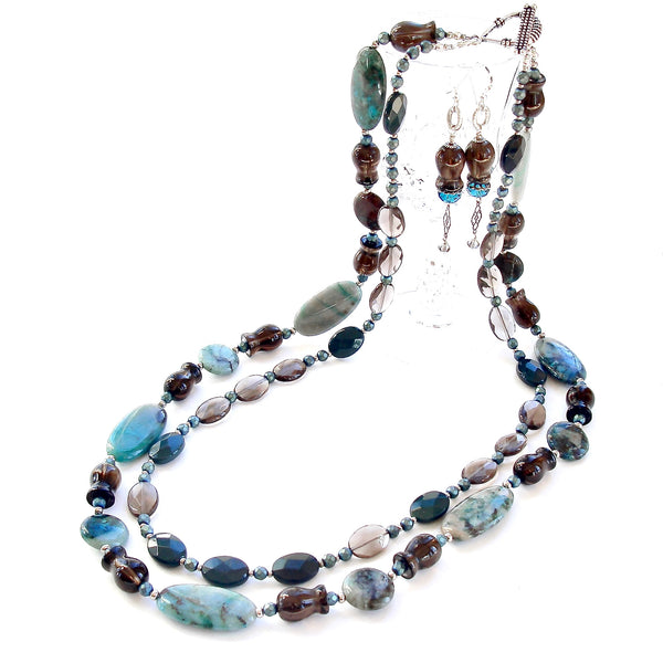 Long Double Strand Necklace