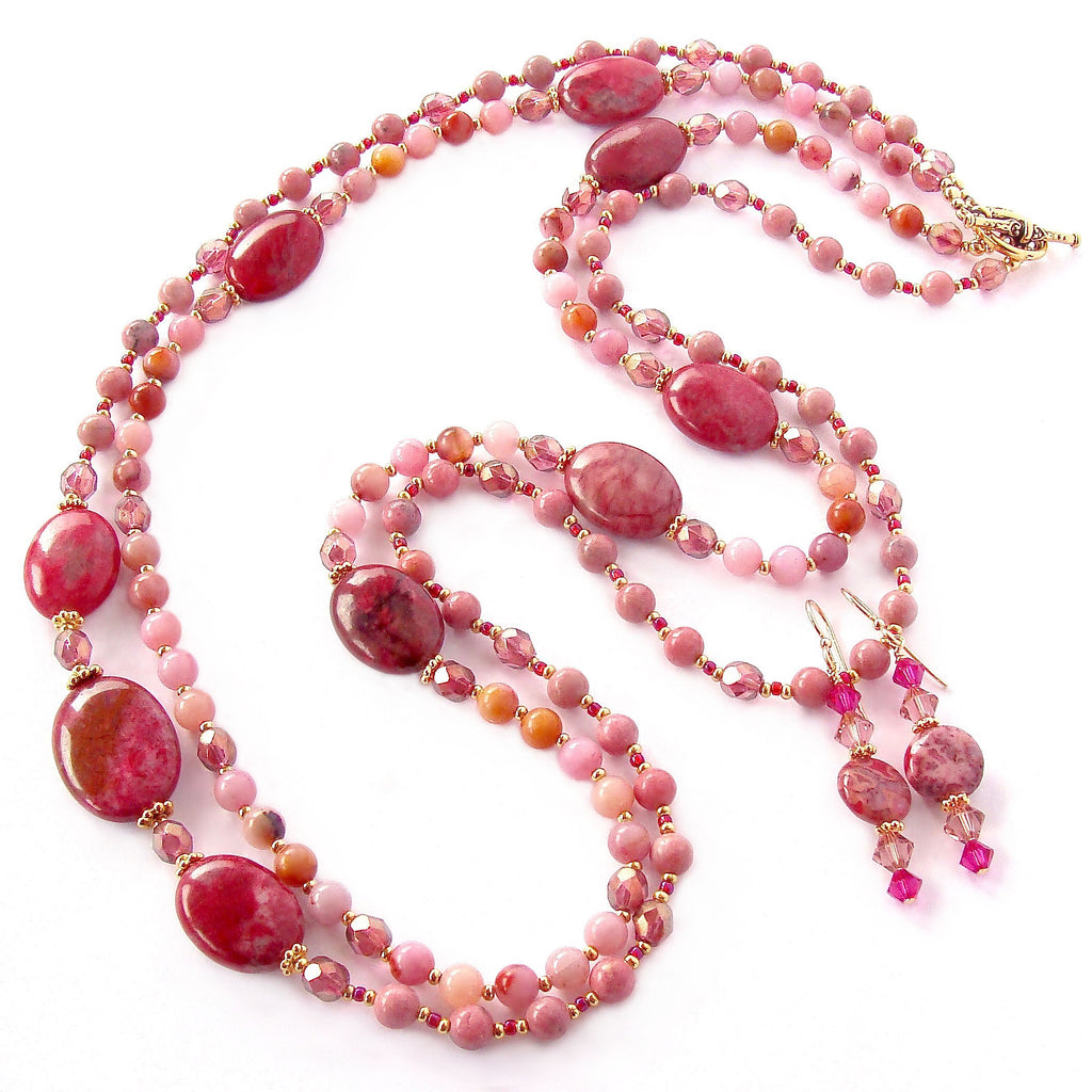 Long Pink Necklace