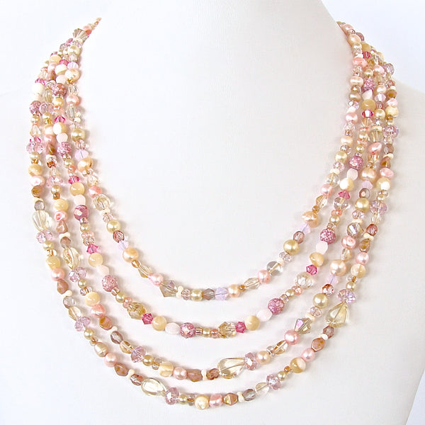 Chantilly: Pearl Rope Necklace