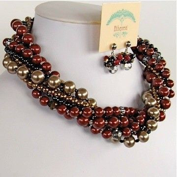 Red and Black Necklace