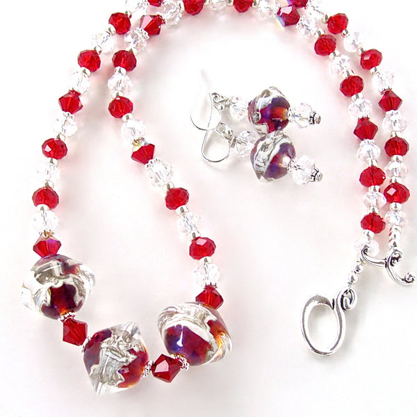 Red Crystal Jewelry