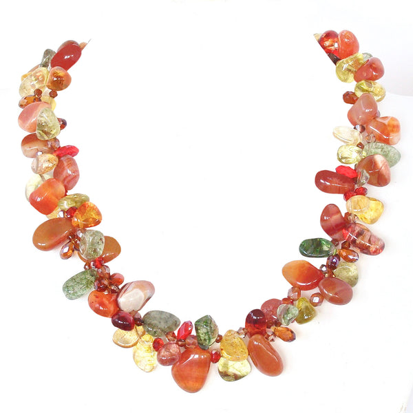 Statement Necklace in Fall Colors