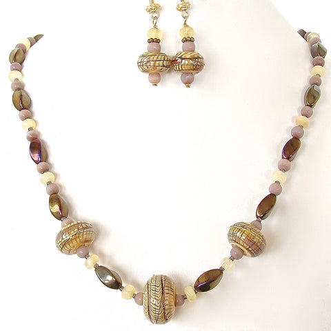 Taupe Necklace