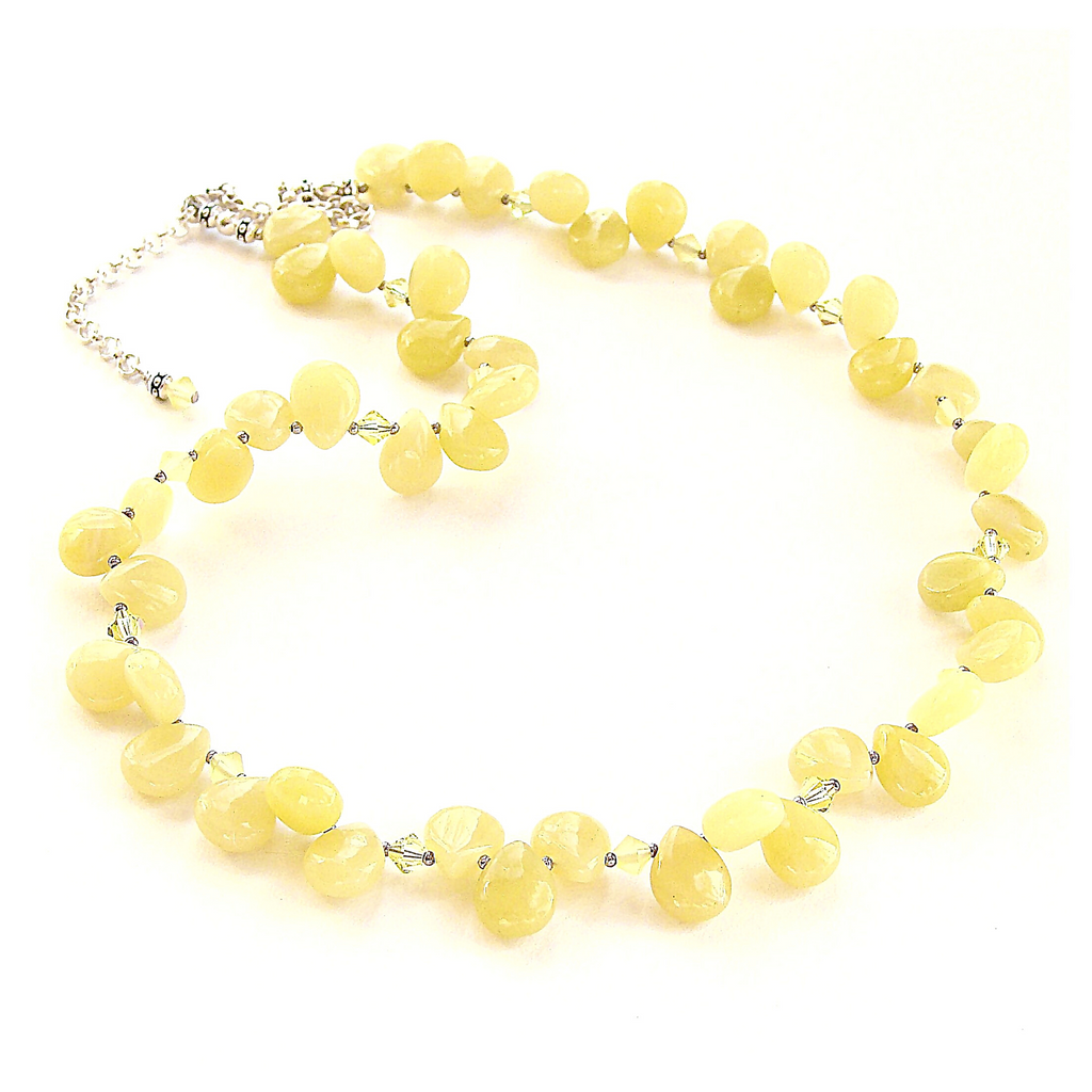 lemon jasper necklace