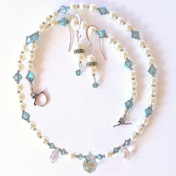 pearl princess necklace set